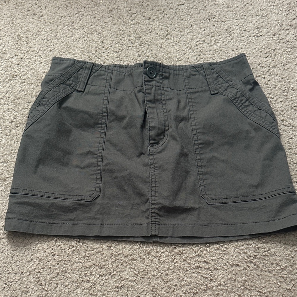 Wild Fable Charcoal Mini Skirt